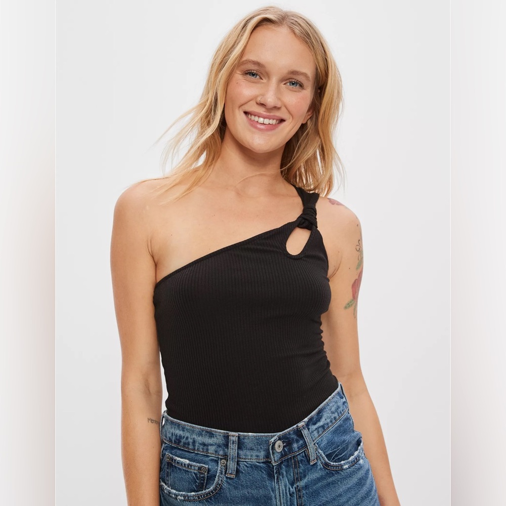 AE One Shoulder Twist Bodysuit